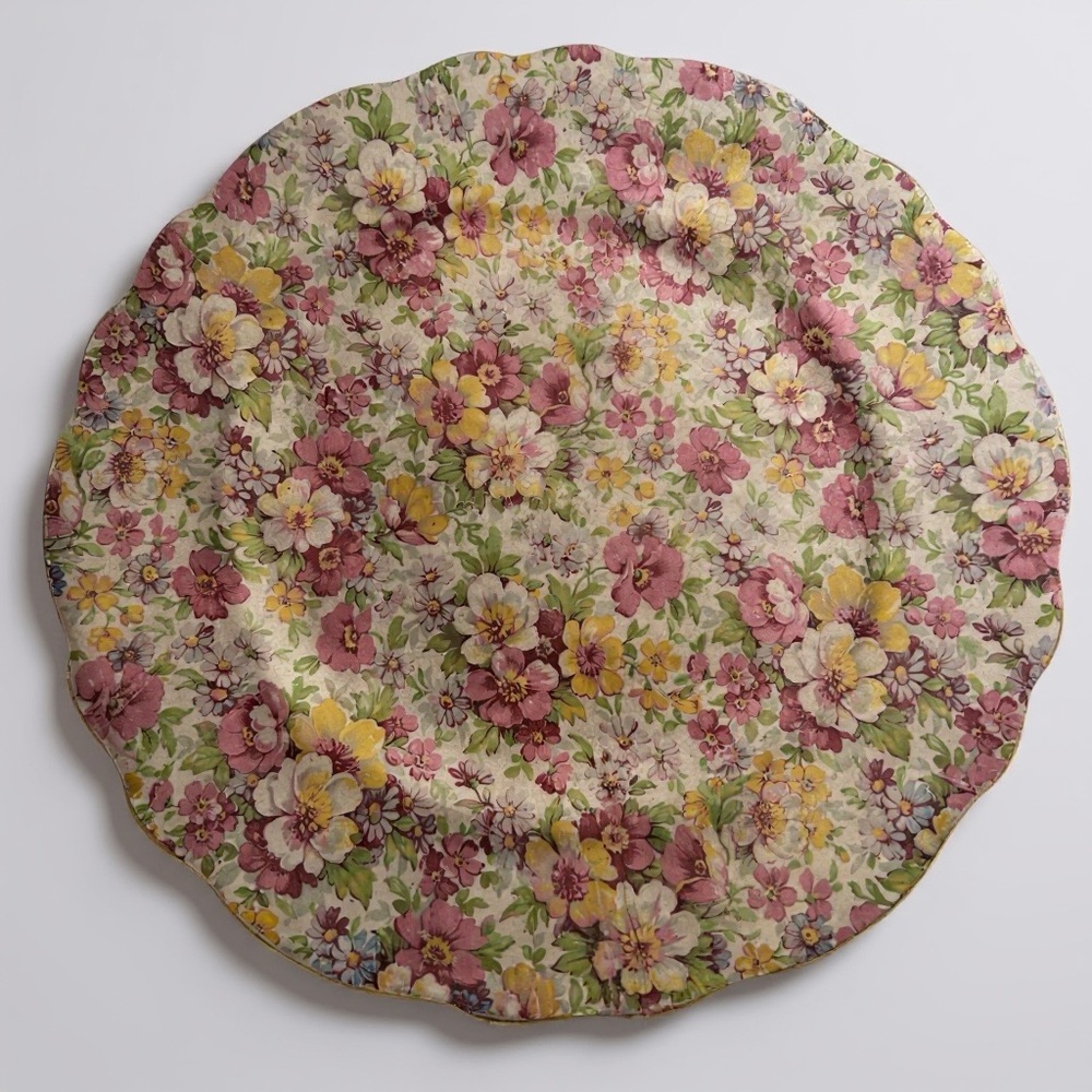 James Kent “Du Barry” Chintz Floral Plate England